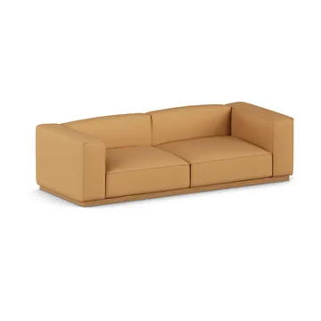 Bergsdal sofa - Jump honey 1959-Oak-stained ash, 3-seater - 1898