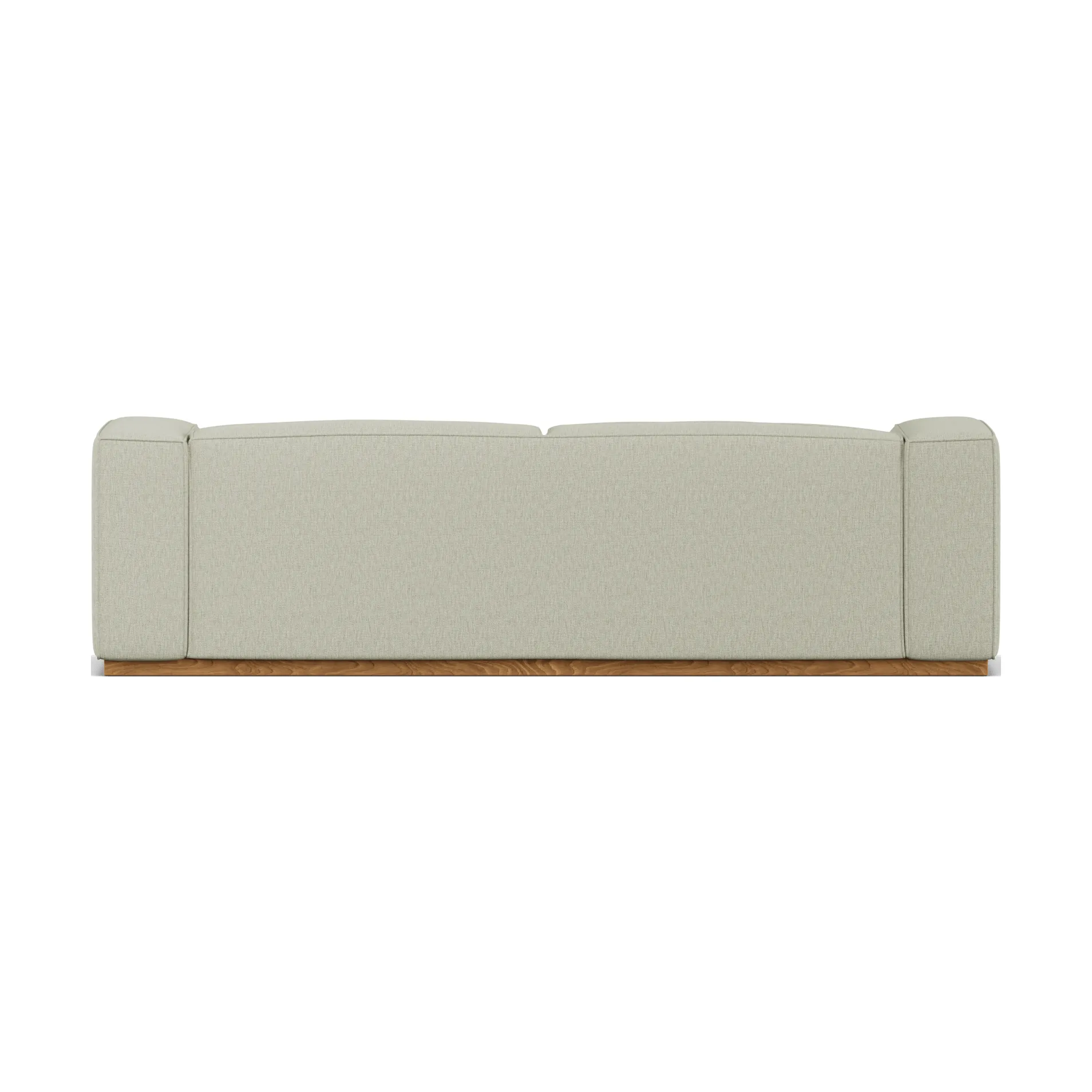 Bergsdal sofa, Luisa beige 3981-Oak-stained ash, 3-seater 1898