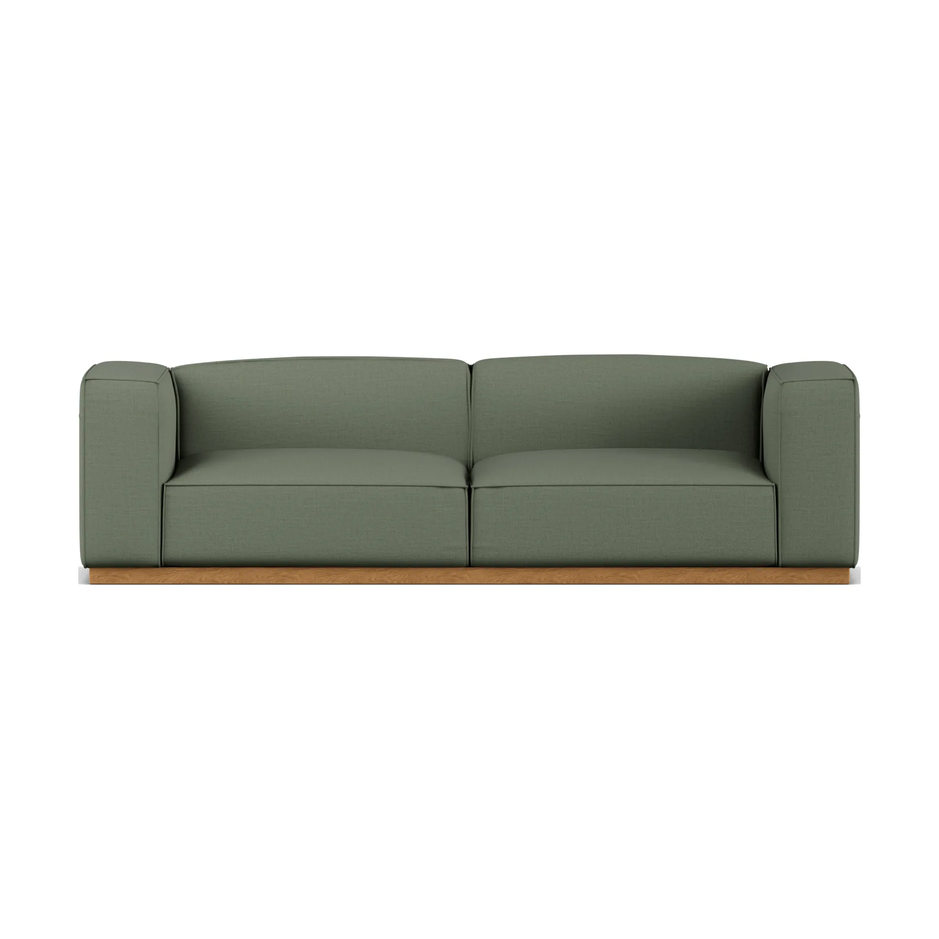 Bergsdal sofa, Same Forest 6677-oak stained, 3 seater sofa 1898