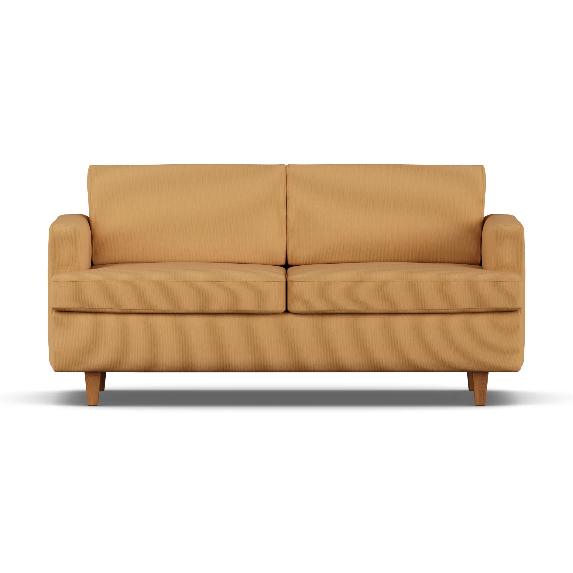 Binga 2,5-seater sofa bed, Jump Honey 1959-oak 1898