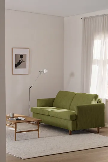 Binga 2,5-seater sofa bed - Luiza Green 3975-oak - 1898
