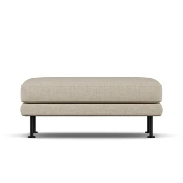 Bredhult footstool - Bern Beige 0341-black steel - 1898