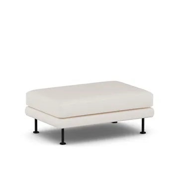 Bredhult footstool - Caleido Beige 9600-black steel - 1898