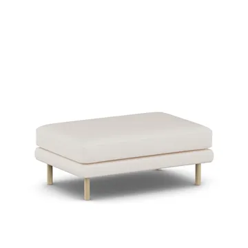 Bredhult footstool - Caleido Beige 9600-white-oiled oak - 1898