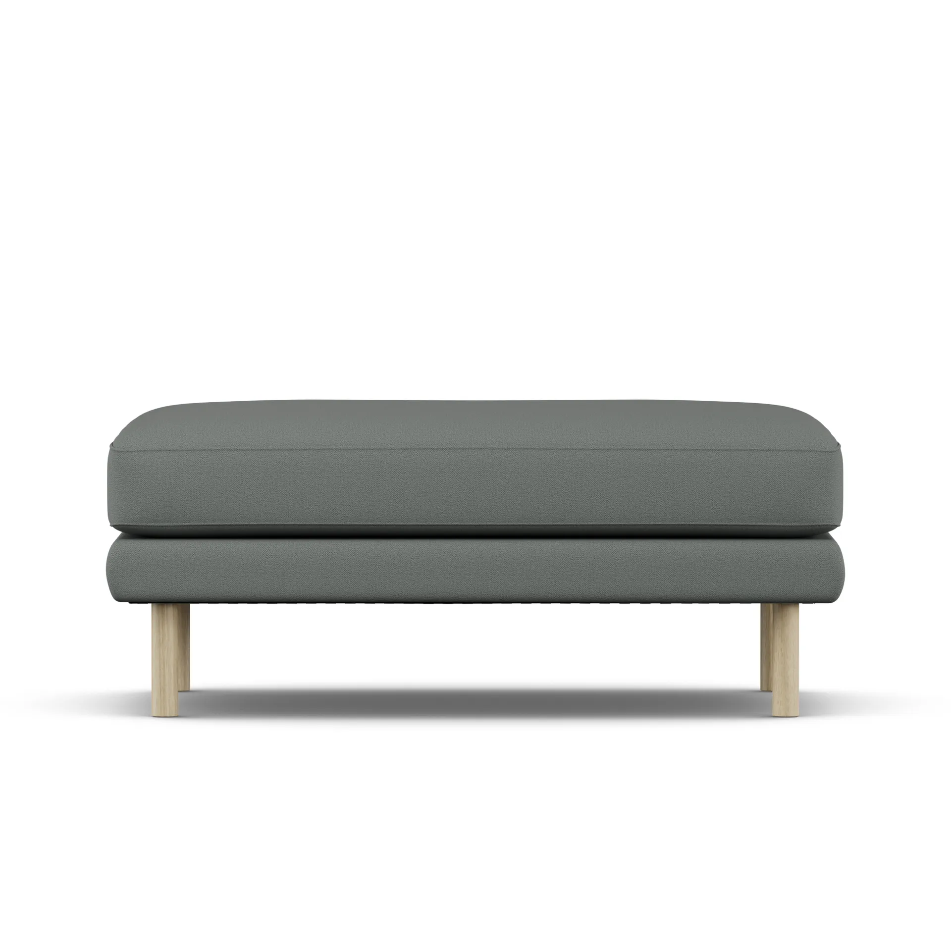 Bredhult footstool, Caleido Grey 1240-white-oiled oak 1898