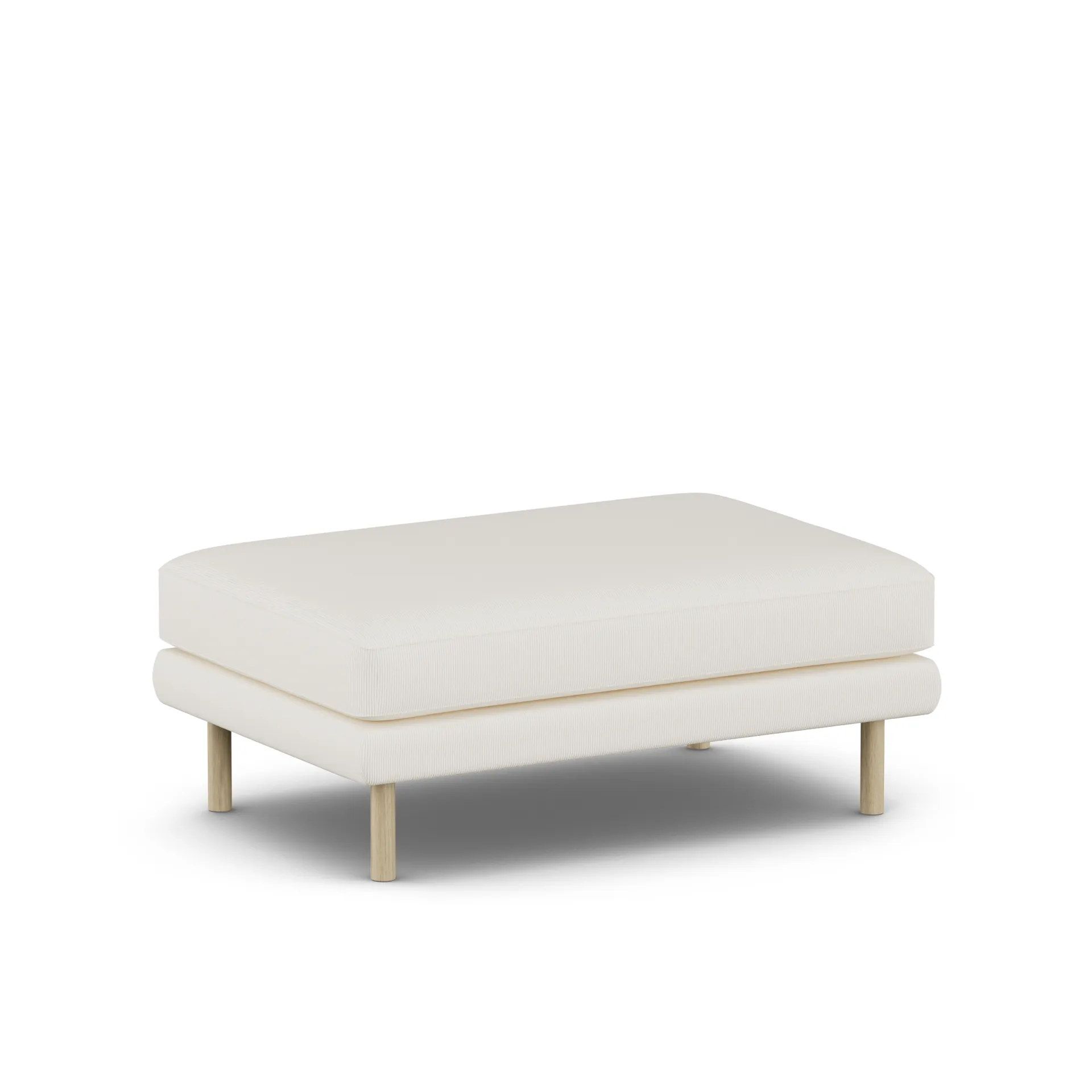 Bredhult footstool, Jump Off White 1954-white-oiled oak 1898