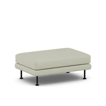 Bredhult footstool - Luiza Beige 3981-black steel - 1898