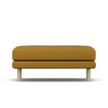 Bredhult footstool - Luiza Mustard 3972-white-oiled oak - 1898