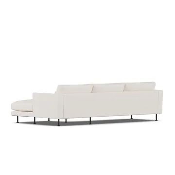 Bredhult sofa - Caleido Beige 9600-black steel, 2,5-seater C1 - 1898