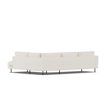 Bredhult sofa - Caleido Beige 9600-black steel, 3-seater A1 - 1898