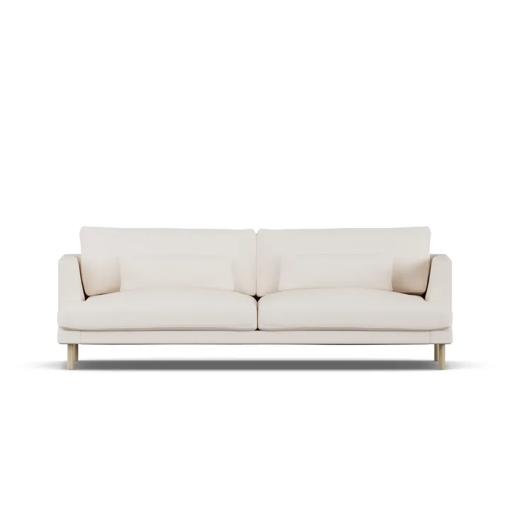 Bredhult sofa - Caleido Beige 9600-white-oiled oak, 3-seater - 1898