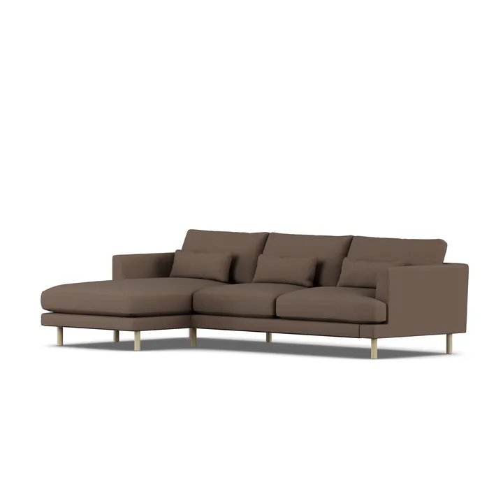 Bredhult sofa - Jump Brown 1955-white-oiled oak, 2,5-seater C2 - 1898