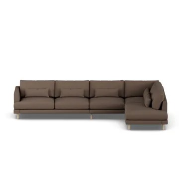 Bredhult sofa - Jump Brown 1955-white-oiled oak, 4-seater B1 - 1898