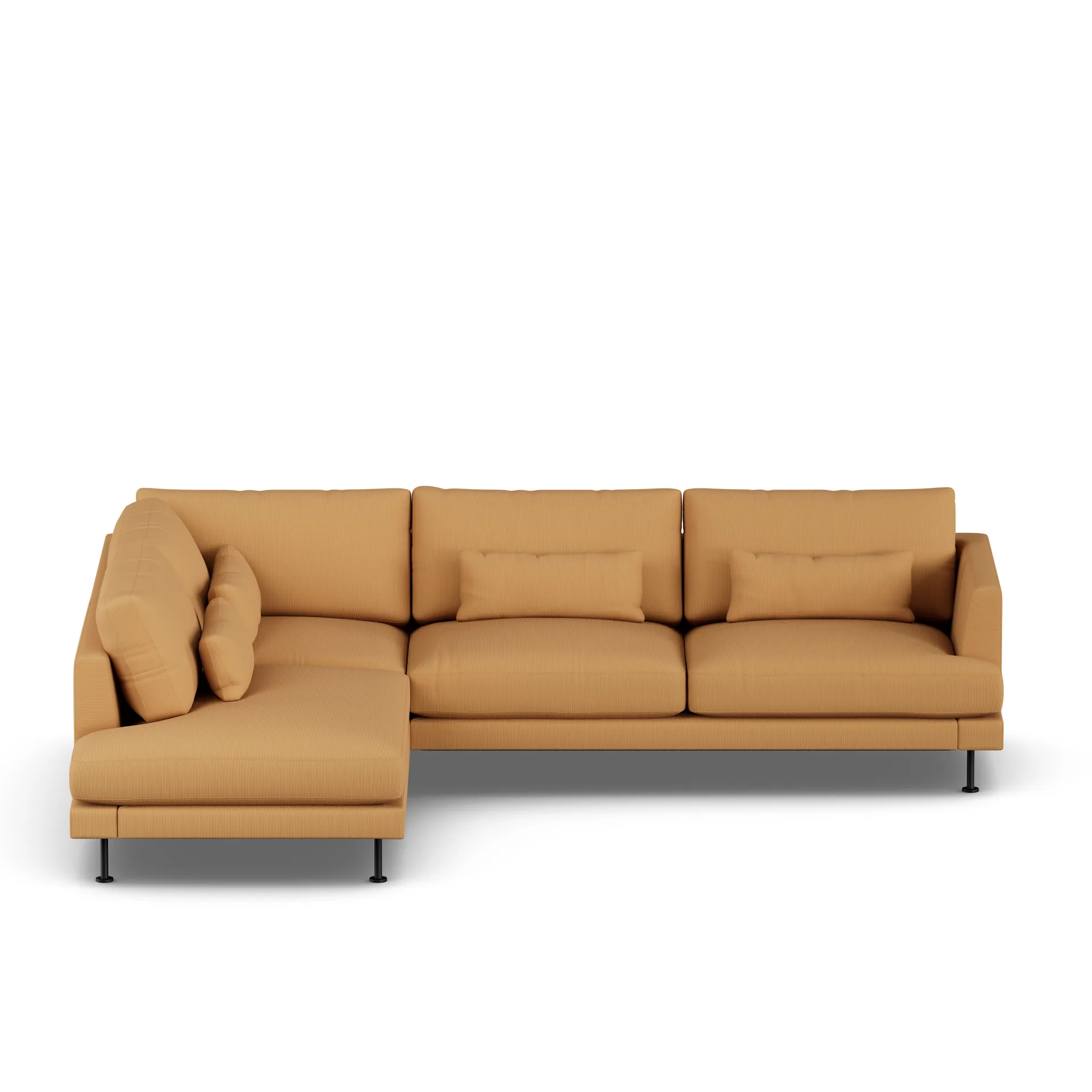 Bredhult sofa, Jump Honey 1959-black steel, 3-seater A2 1898