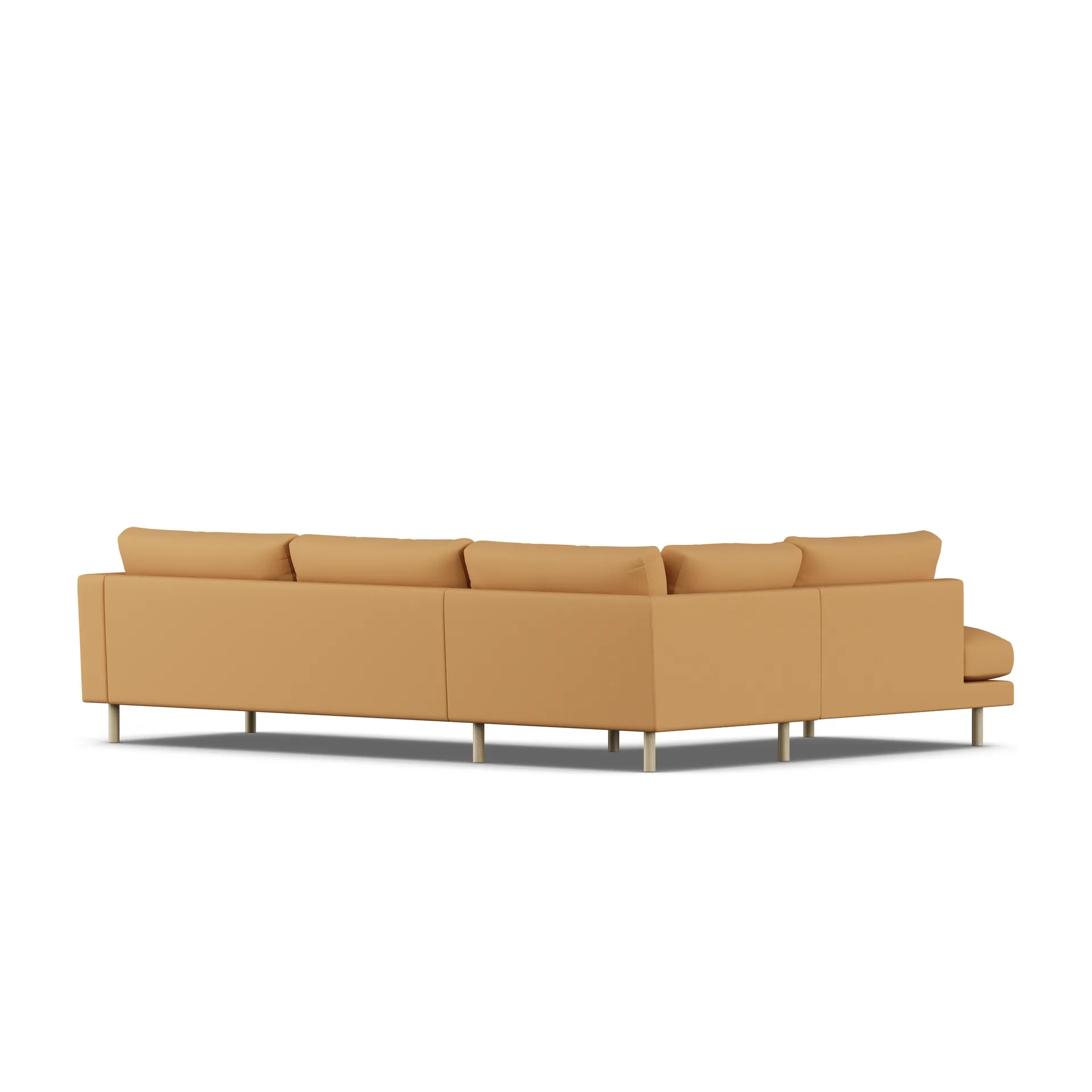 Bredhult sofa, Jump Honey 1959-white-oiled oak, 3-seater A2 1898