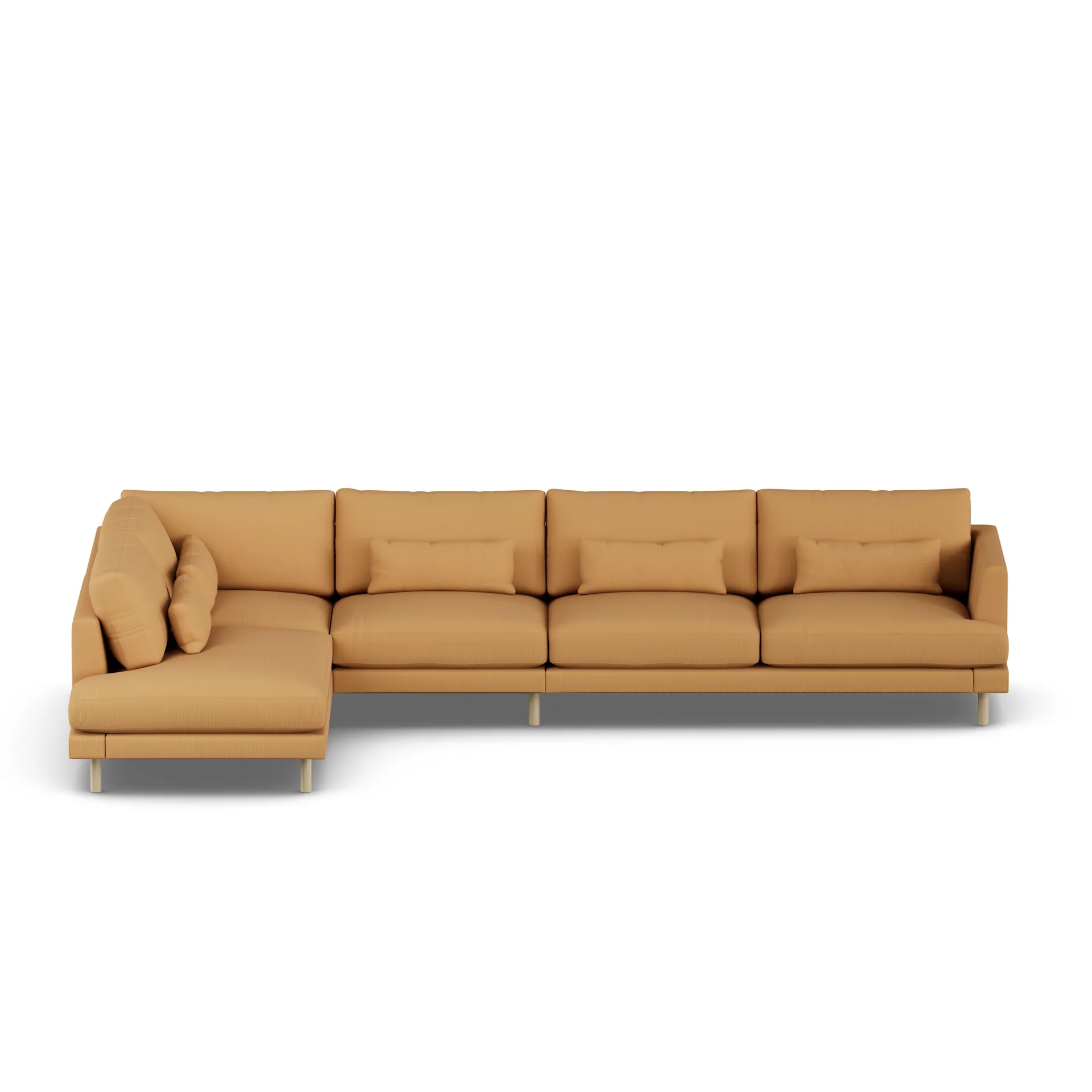 Bredhult sofa, Jump Honey 1959-white-oiled oak, 4-seater B2 1898