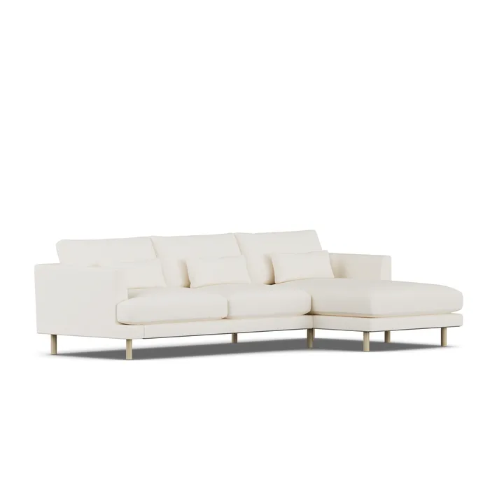 Bredhult sofa - Jump Off White 1954-white-oiled oak, 2,5-seater C1 - 1898