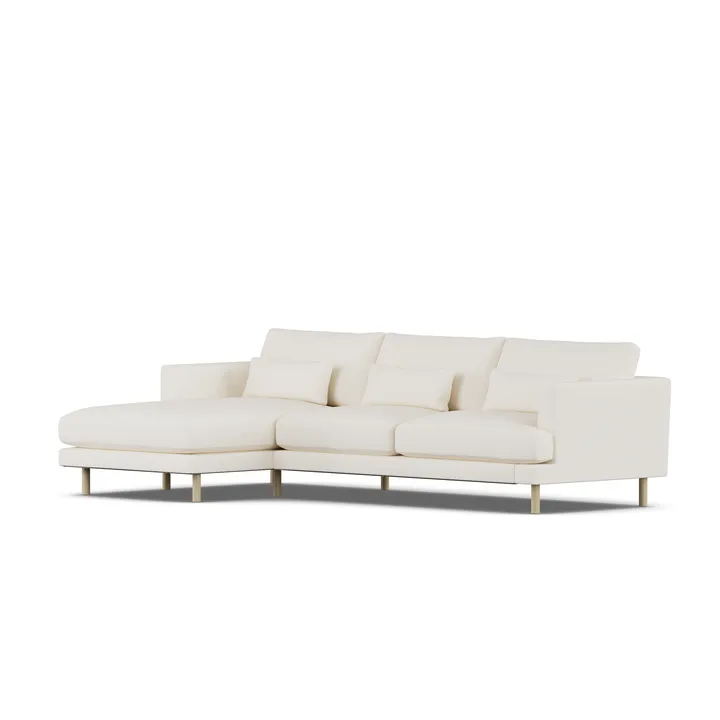 Bredhult sofa - Jump Off White 1954-white-oiled oak, 2,5-seater C2 - 1898
