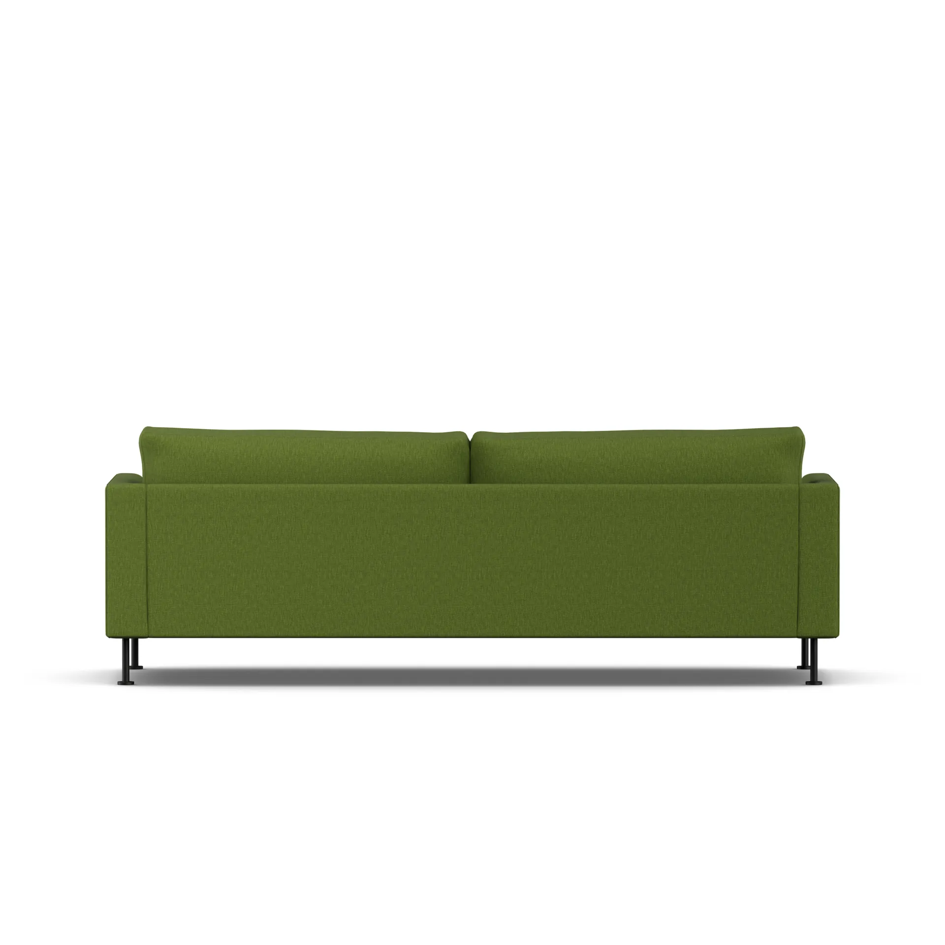 Bredhult sofa, Luiza Green 3975-black steel, 3-seater 1898