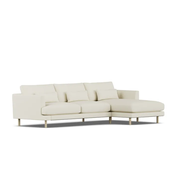 Bredhult sofa - Oslo Nature 1540-white-oiled oak, 2,5-seater C1 - 1898