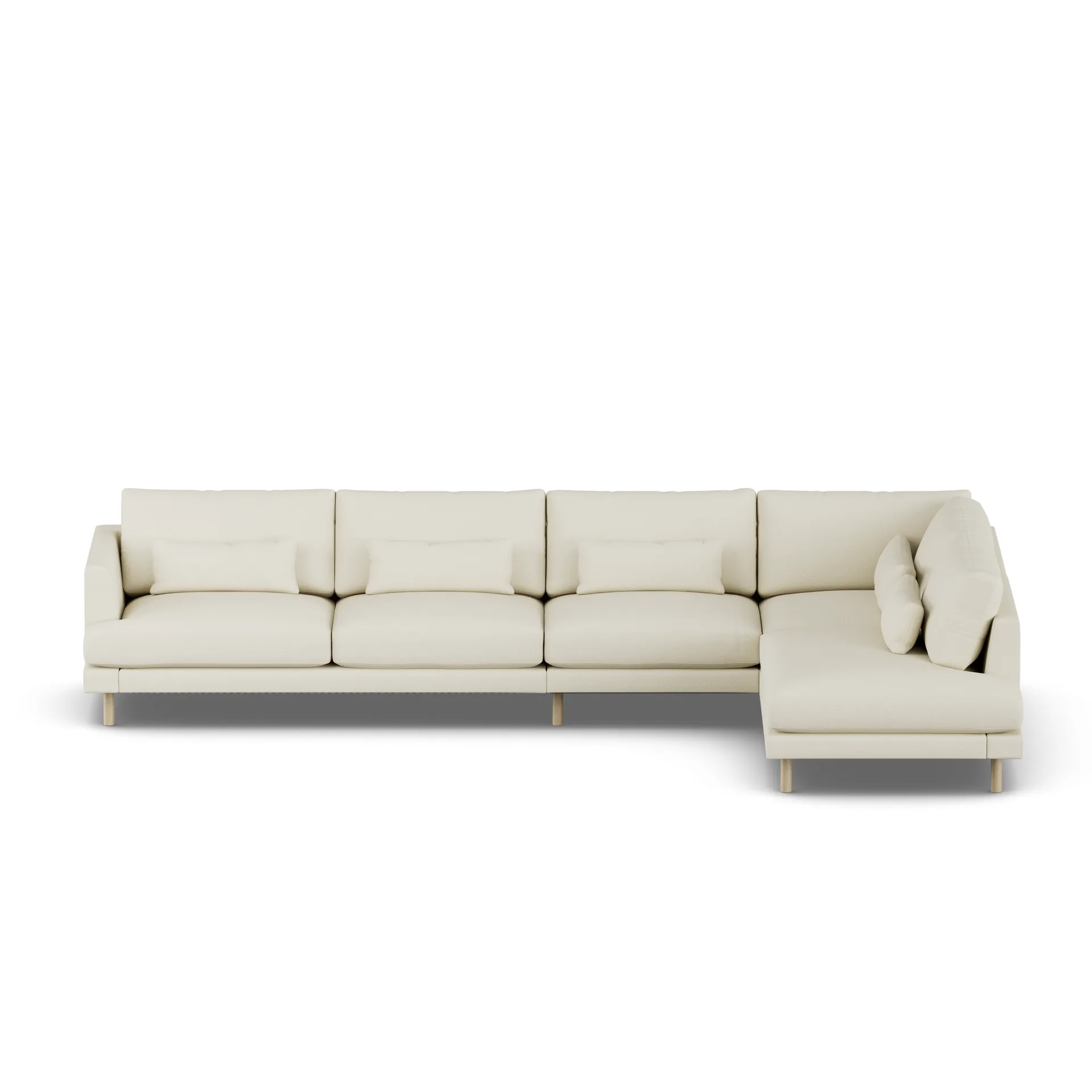 Bredhult sofa, Oslo Nature 1540-white-oiled oak, 4-seater B1 1898
