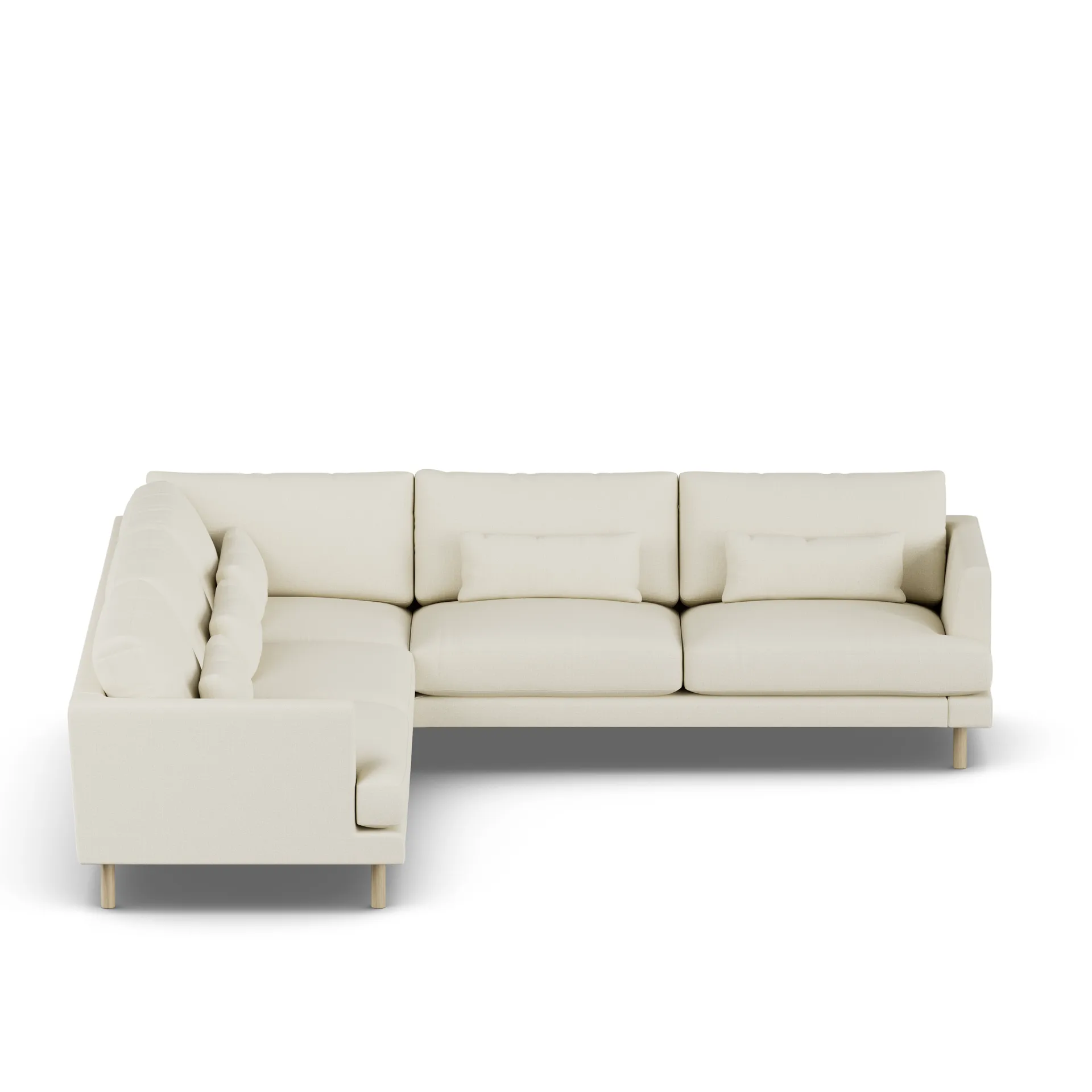 Bredhult sofa, Oslo Nature 1540-white-oiled oak, corner sofa F 1898