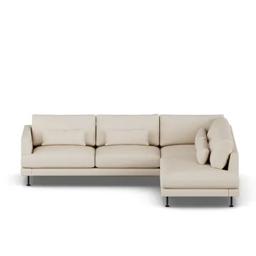 Bredhult sofa - Same Beige 6670-black steel, 3-seater A1 - 1898
