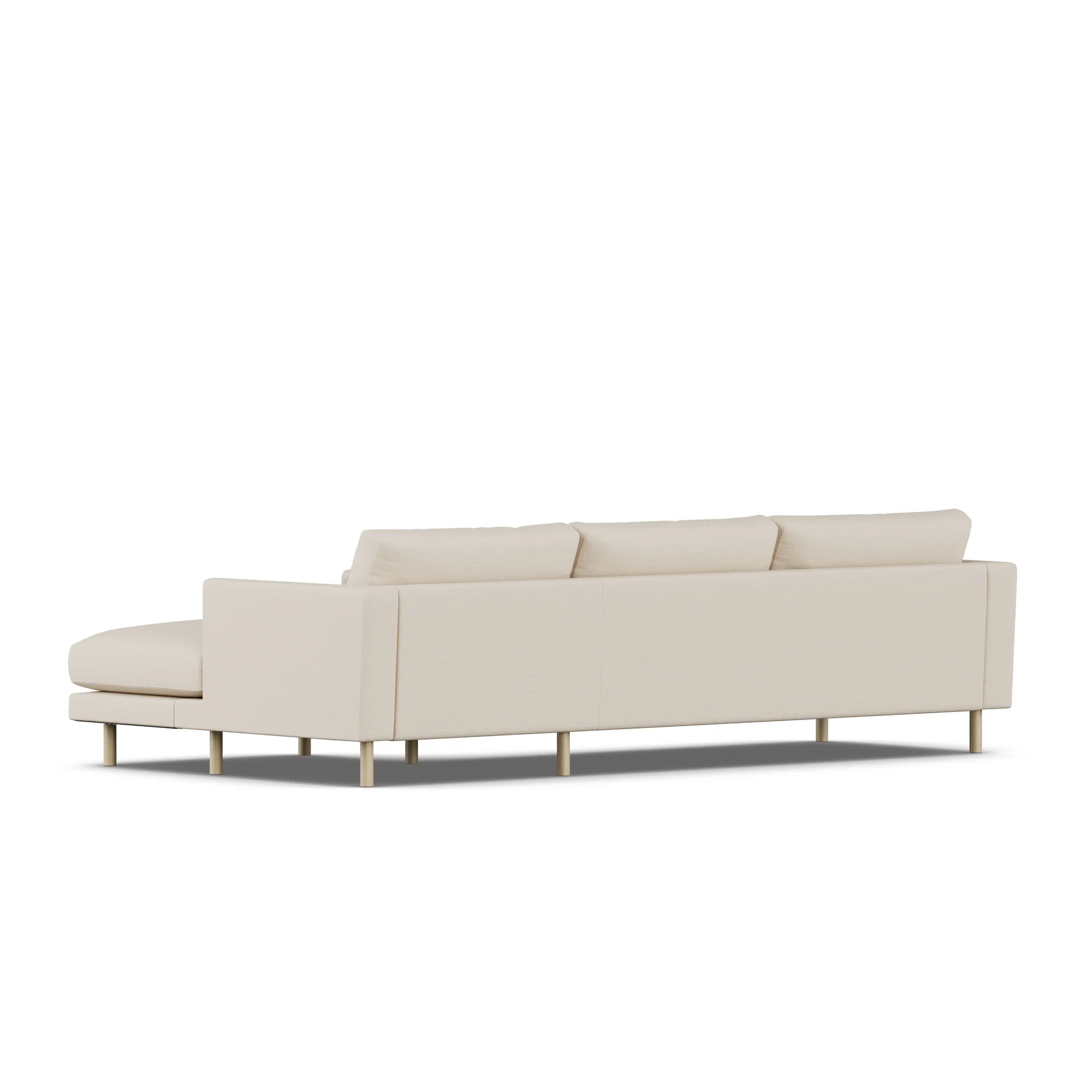 Bredhult sofa, Same Beige 6670-white-oiled oak, 2,5-seater C1 1898