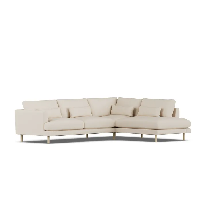 Bredhult sofa - Same Beige 6670-white-oiled oak, 3-seater A1 - 1898