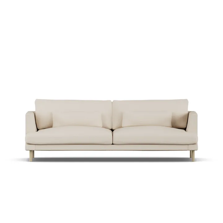Bredhult sofa - Same Beige 6670-white-oiled oak, 3-seater - 1898