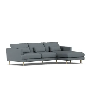 Bredhult sofa - Same Blue 6678-white-oiled oak, 2,5-seater C1 - 1898