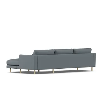 Bredhult sofa - Same Blue 6678-white-oiled oak, 2,5-seater C1 - 1898