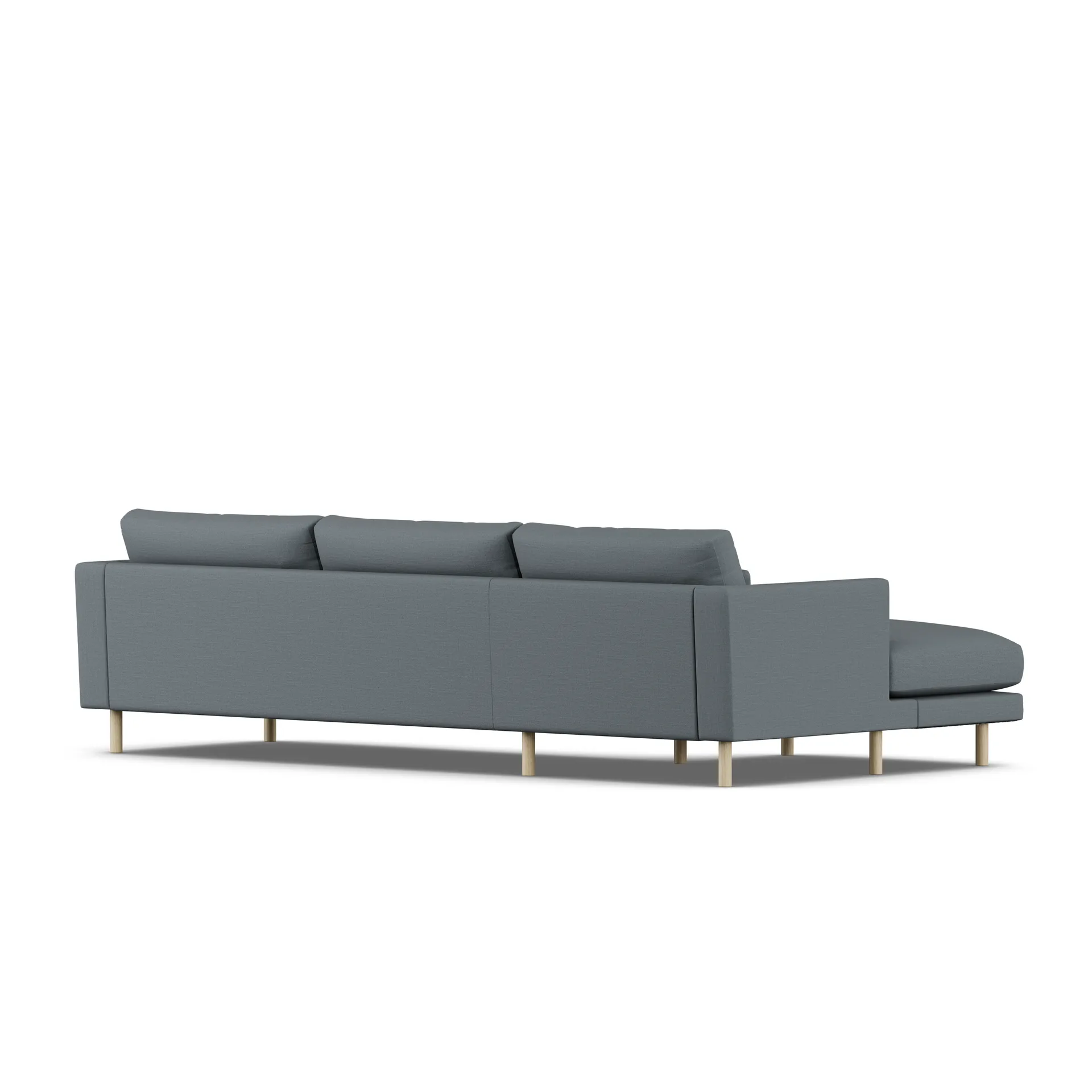 Bredhult sofa, Same Blue 6678-white-oiled oak, 2,5-seater C2 1898