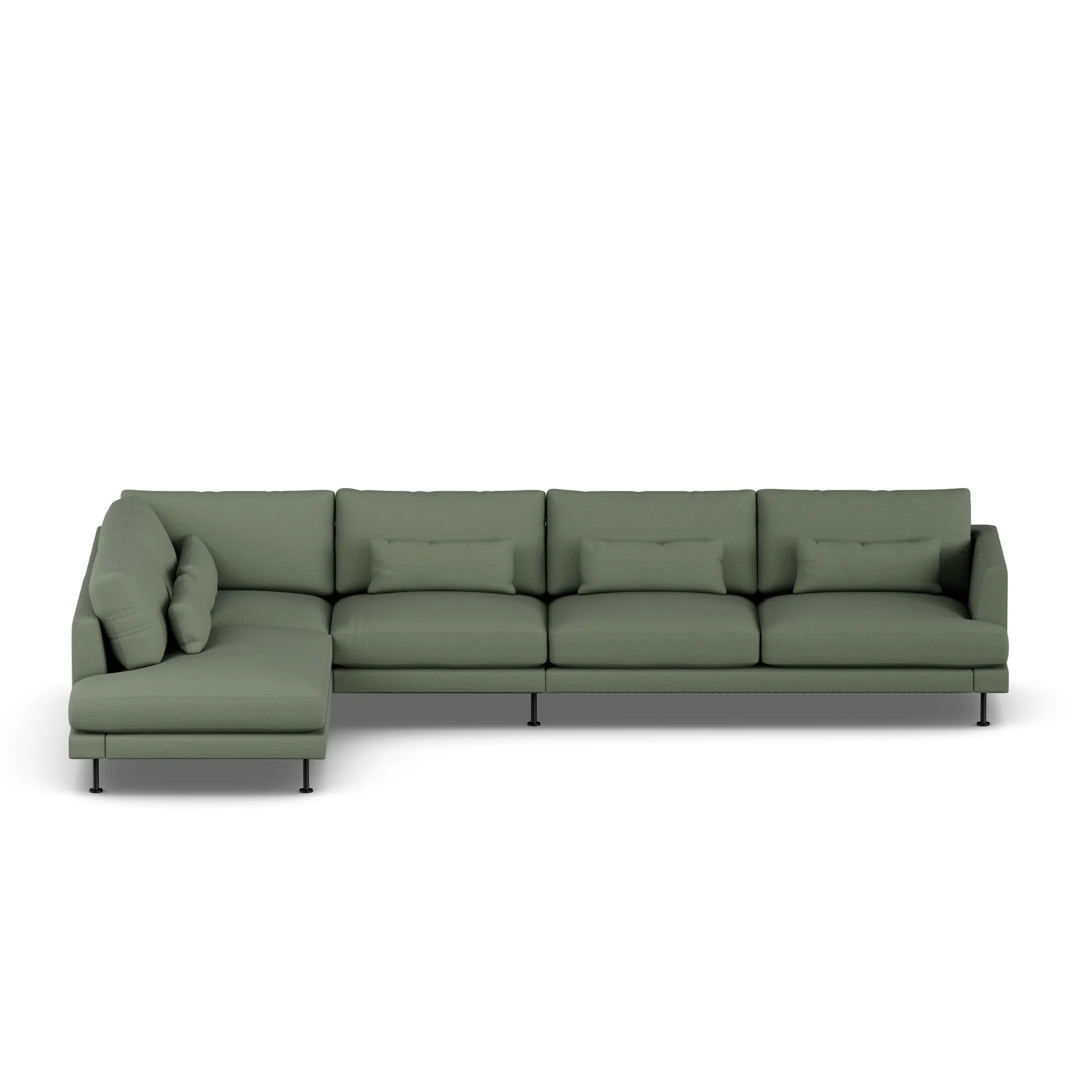 Bredhult sofa, Same Forest 6677-black steel, 4-seater B2 1898