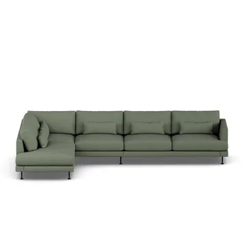 Bredhult sofa - Same Forest 6677-black steel, 4-seater B2 - 1898