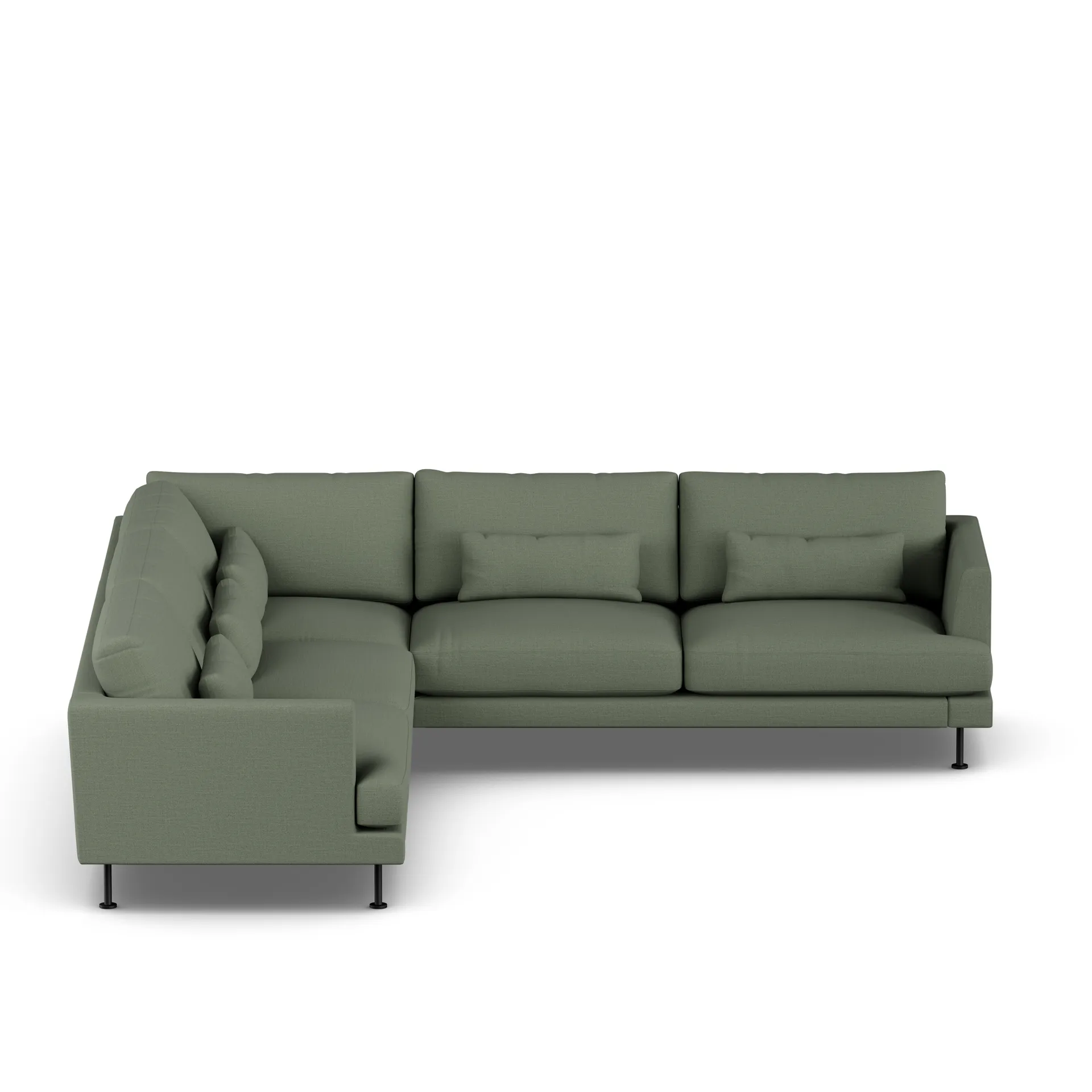 Bredhult sofa, Same Forest 6677-black steel, corner sofa F 1898