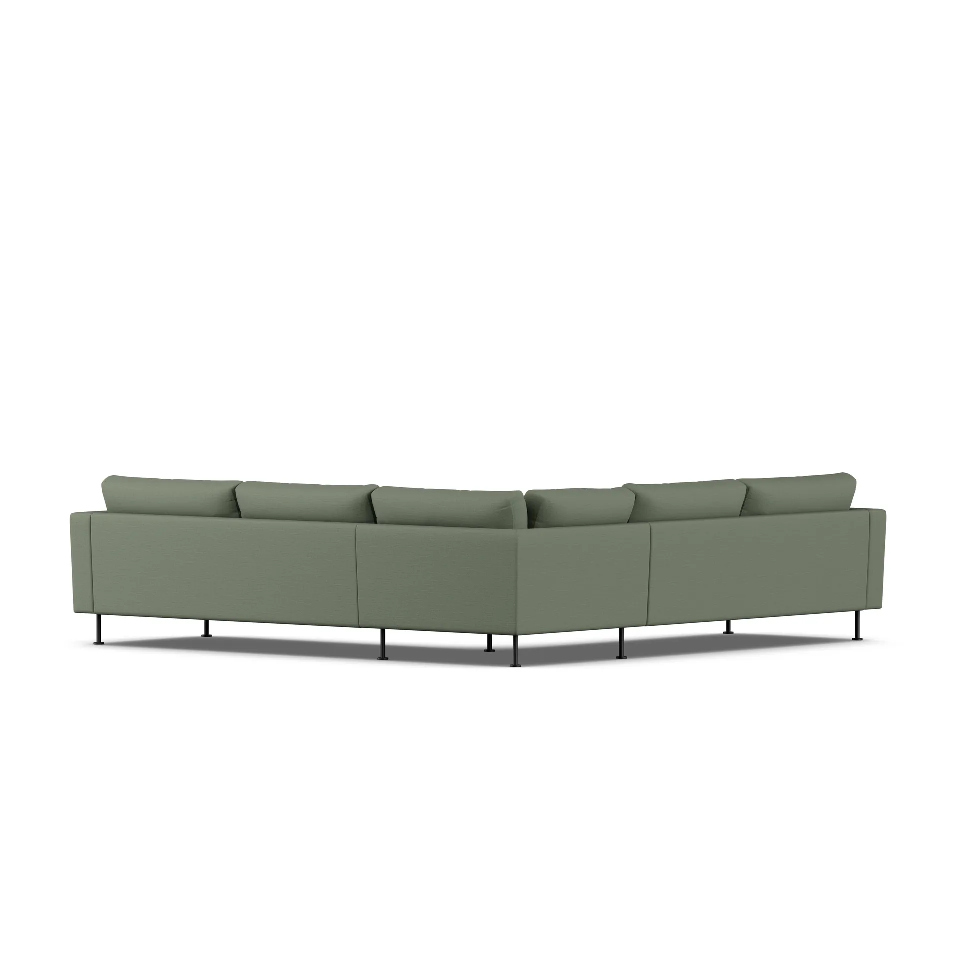 Bredhult sofa, Same Forest 6677-black steel, corner sofa F 1898