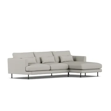 Bredhult sofa - Same Grey 6673-black steel, 2,5-seater C1 - 1898