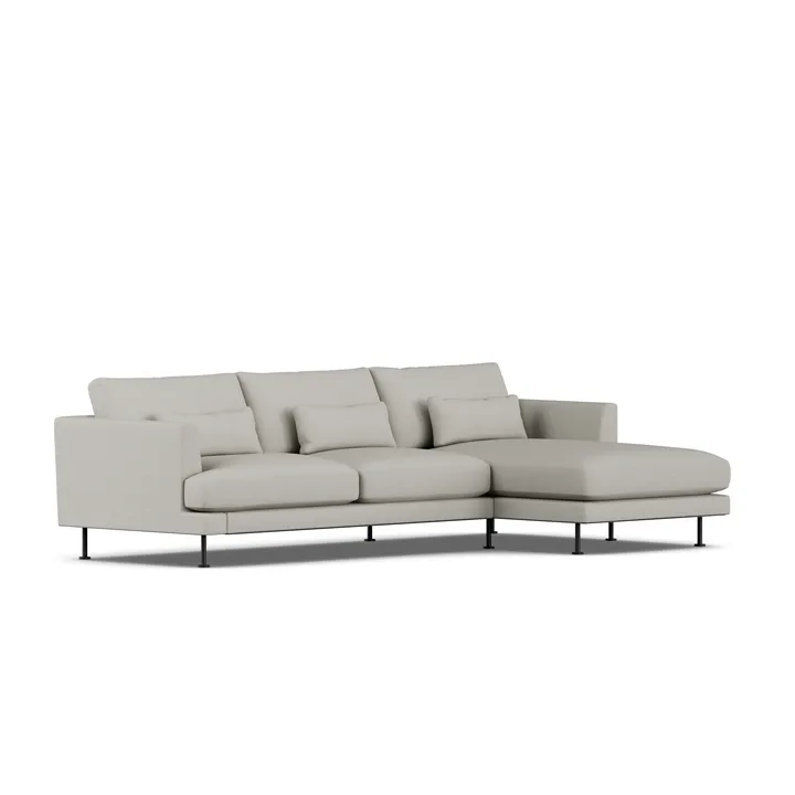 Bredhult sofa - Same Grey 6673-black steel, 2,5-seater C1 - 1898
