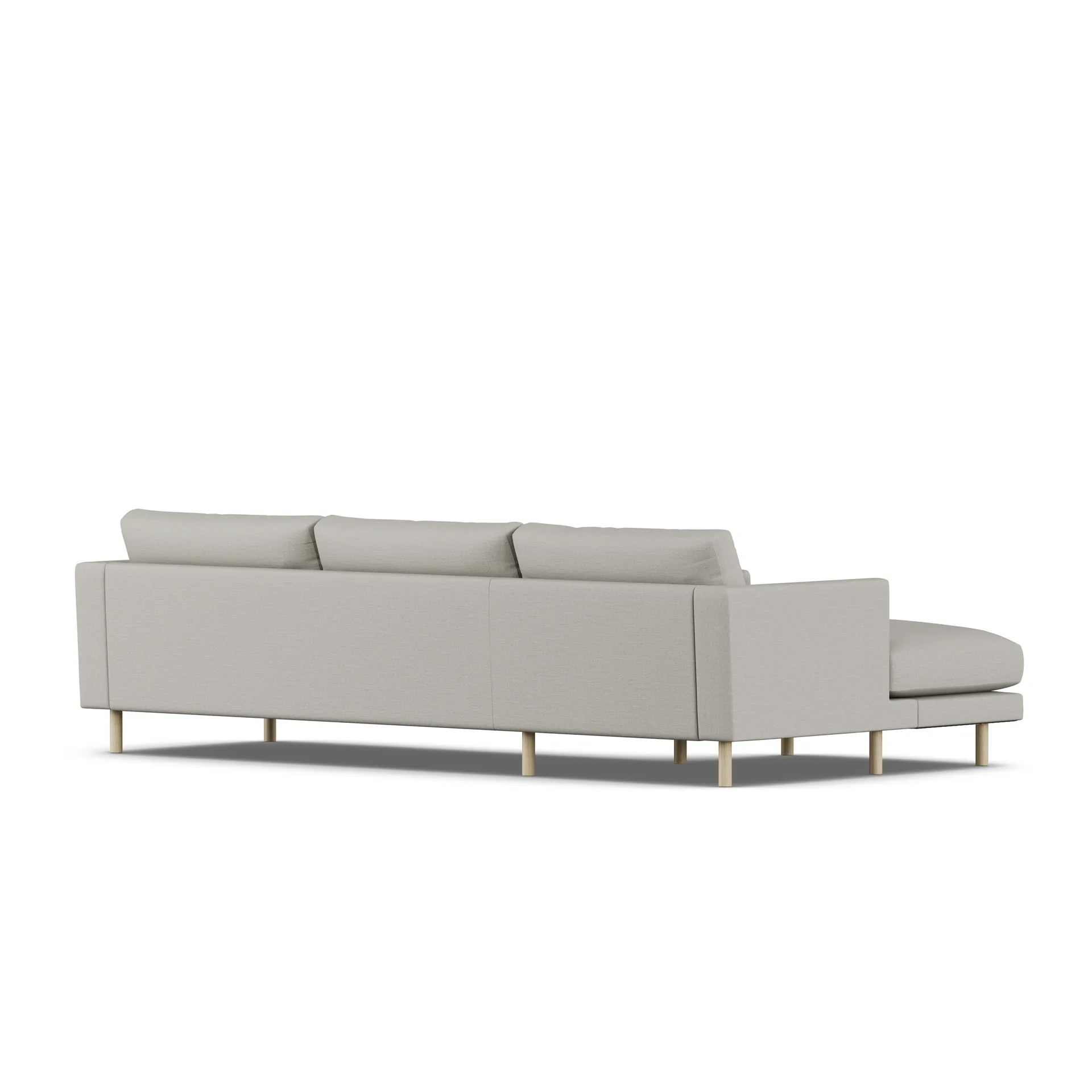 Bredhult sofa, Same Grey 6673-white-oiled oak, 2,5-seater C2 1898