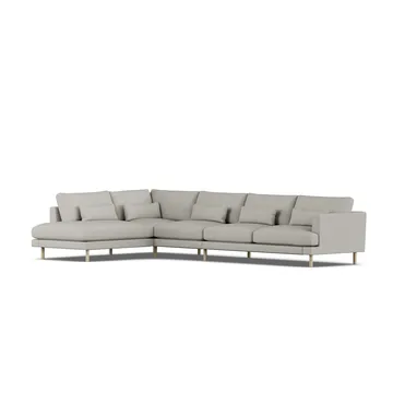 Bredhult sofa - Same Grey 6673-white-oiled oak, 4-seater B2 - 1898