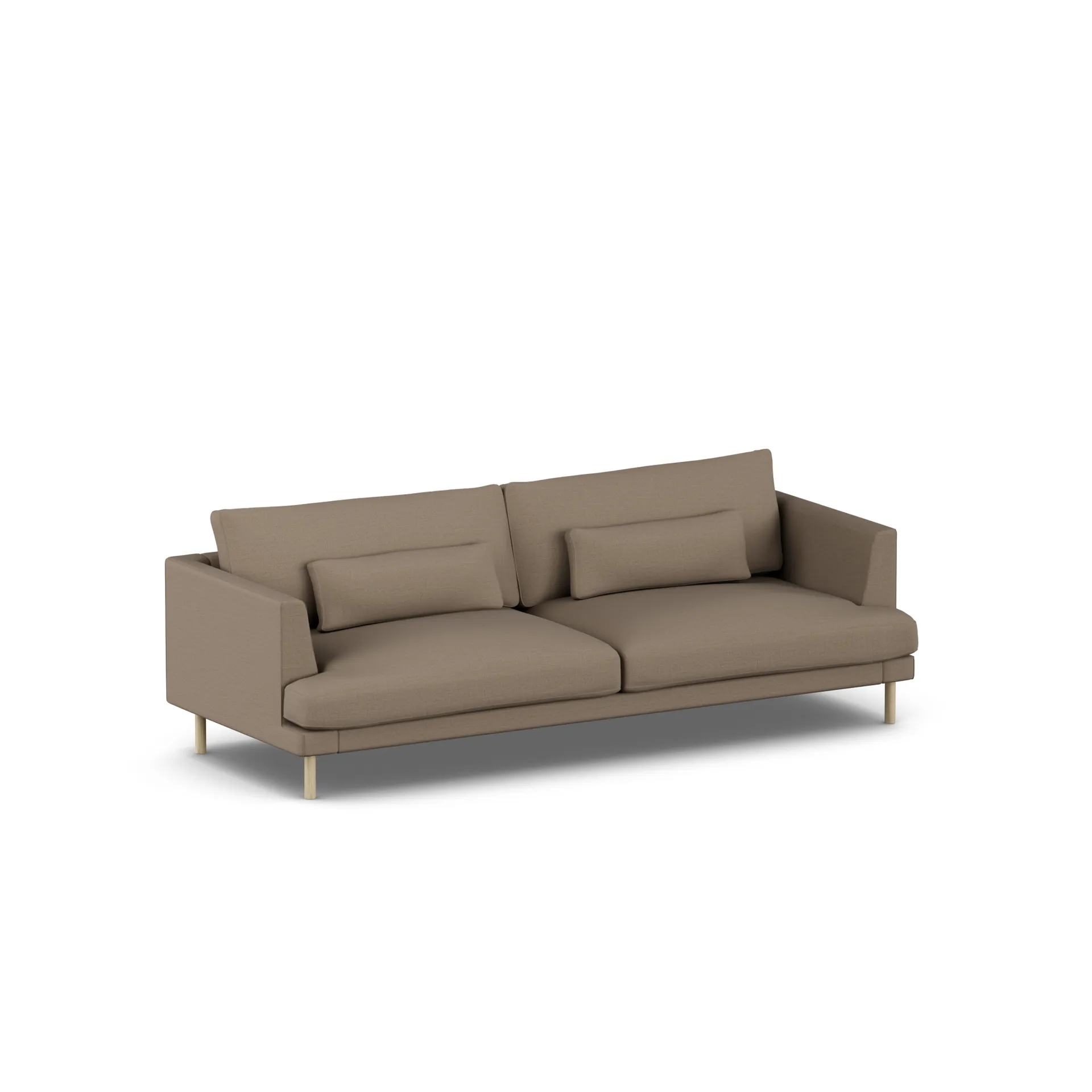 Bredhult sofa, Same Mole 6674-white-oiled oak, 3-seater 1898