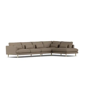 Bredhult sofa - Same Mole 6674-white-oiled oak, 4-seater B1 - 1898