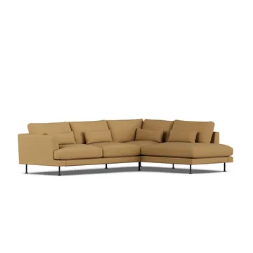 Bredhult sofa - Same Ochre 6676-black steel, 3-seater A1 - 1898