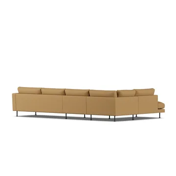 Bredhult sofa - Same Ochre 6676-black steel, 4-seater B2 - 1898