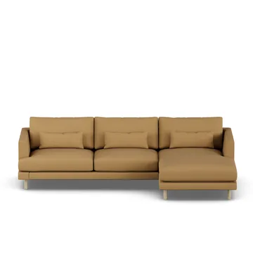 Bredhult sofa - Same Ochre 6676-white-oiled oak, 2,5-seater C1 - 1898