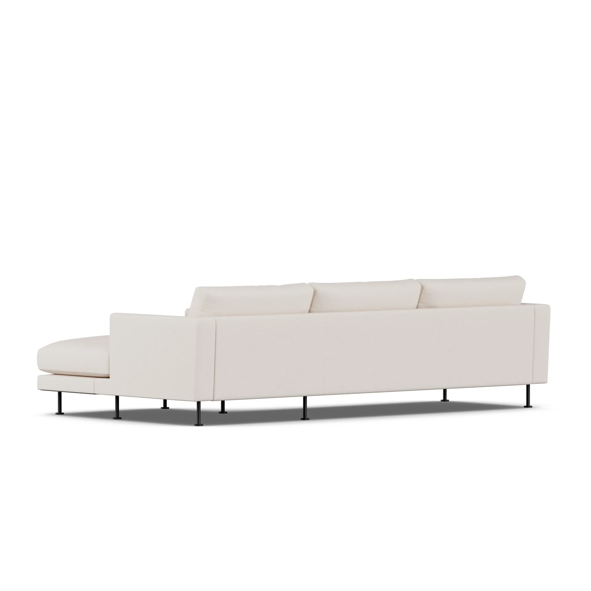 Bredhult sofa, Same Off White 6671-black steel, 2,5-seater C1 1898