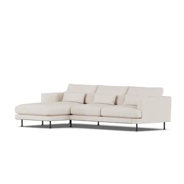 Bredhult sofa - Same Off White 6671-black steel, 2,5-seater C2 - 1898