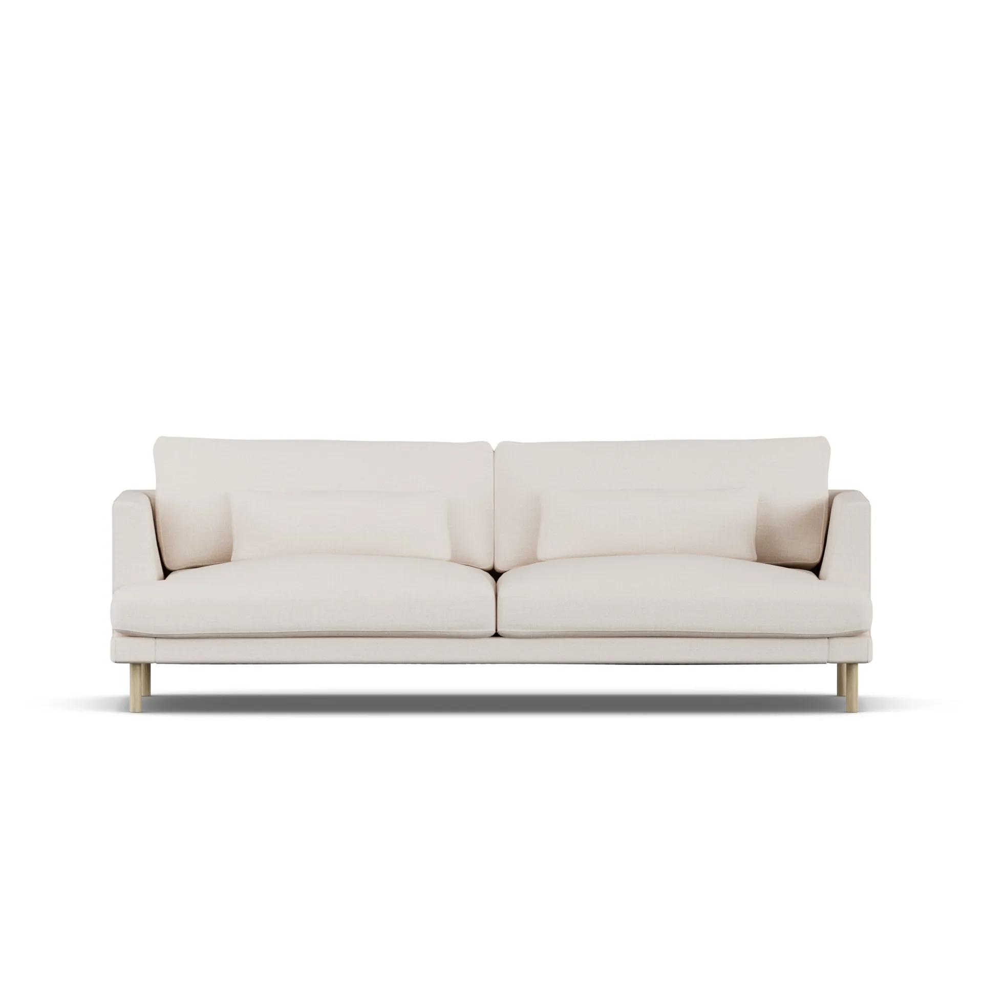 Bredhult sofa, Same Off White 6671-white-oiled oak, 3-seater 1898