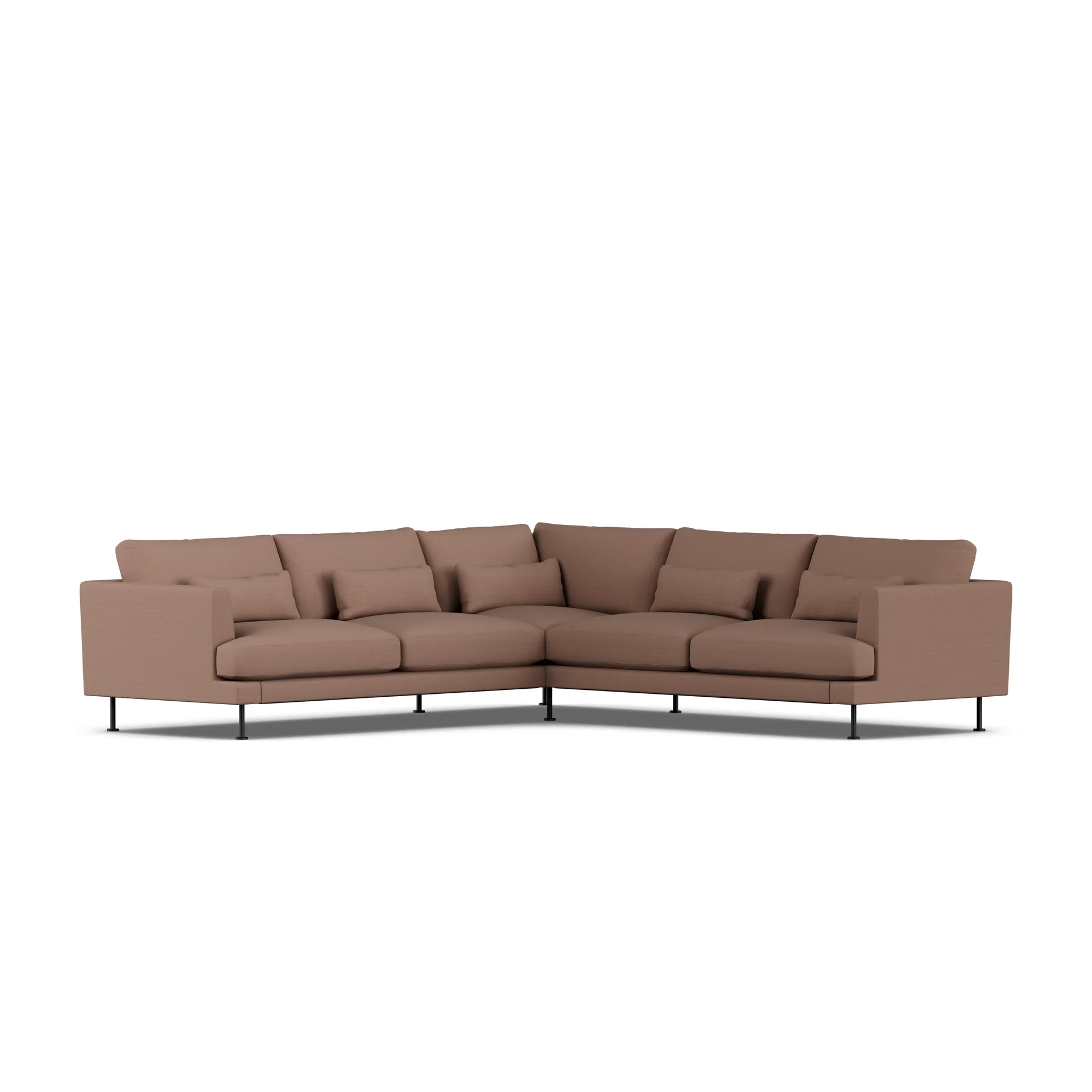 Bredhult sofa, Same Rust 6675-black steel, corner sofa F 1898